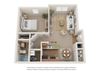 One Bedroom, One Bathroom A